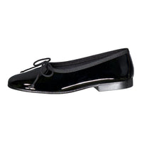 Papanatas Black Patent Ballet Flat