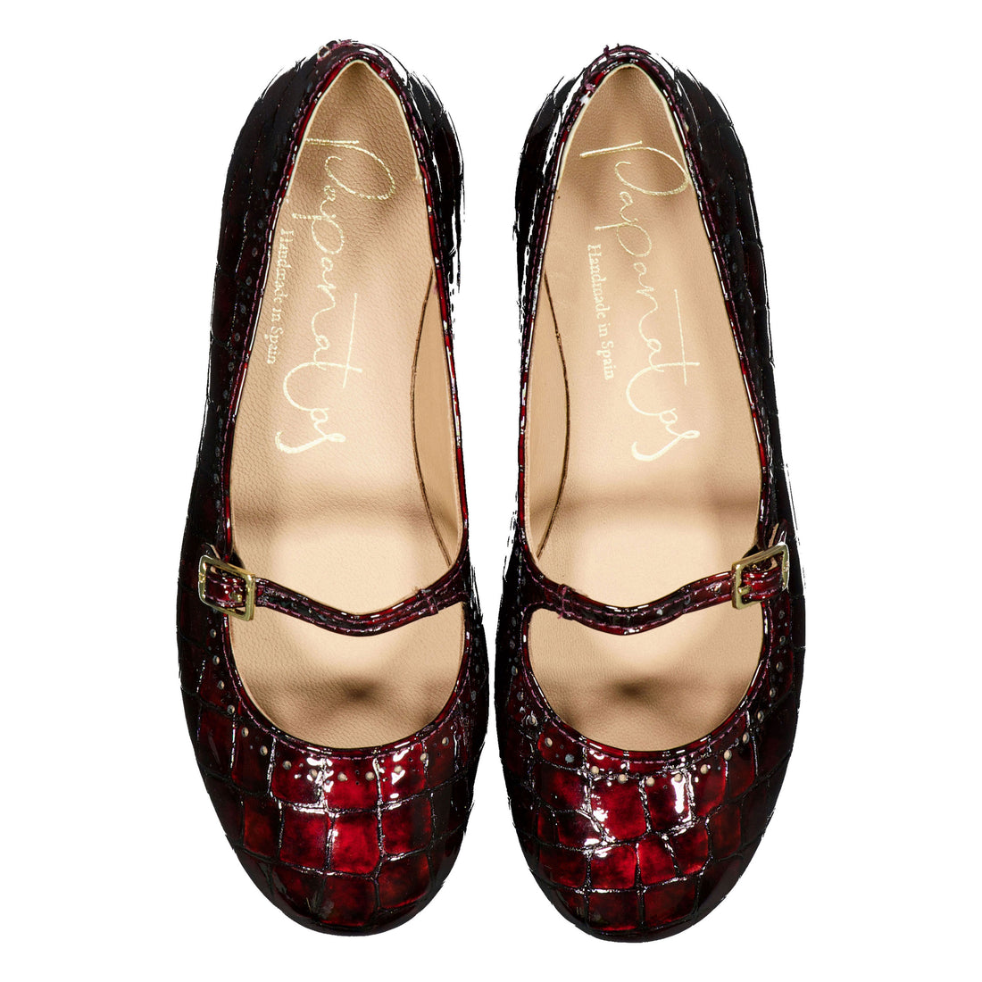 Papanatas  Cherry Low Cut Mary Janes