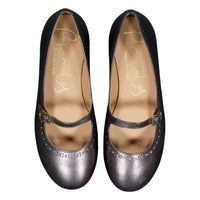 Papanatas  Metallic Low Cut Mary Janes