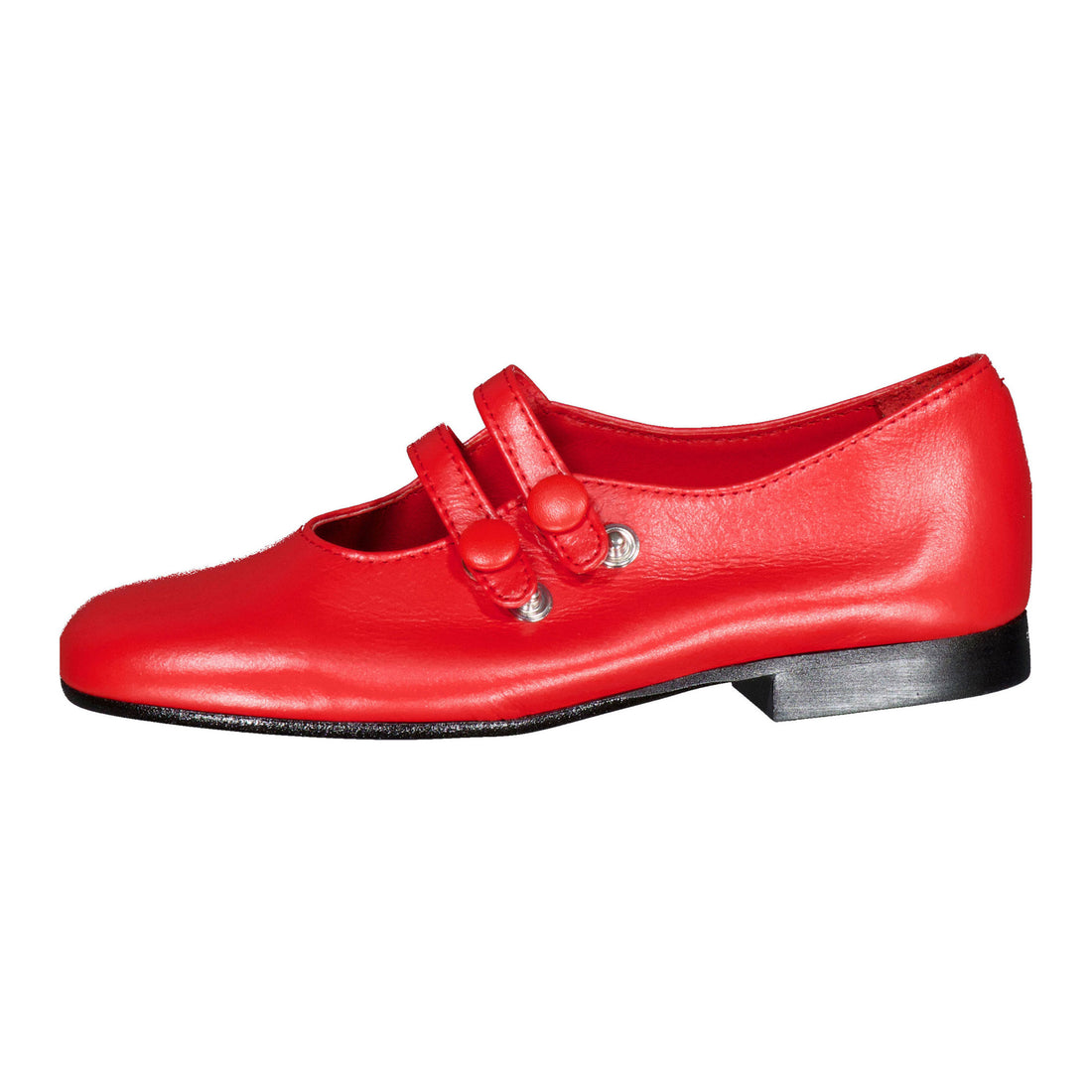 Papanatas  Red Double Strap Mary Jane