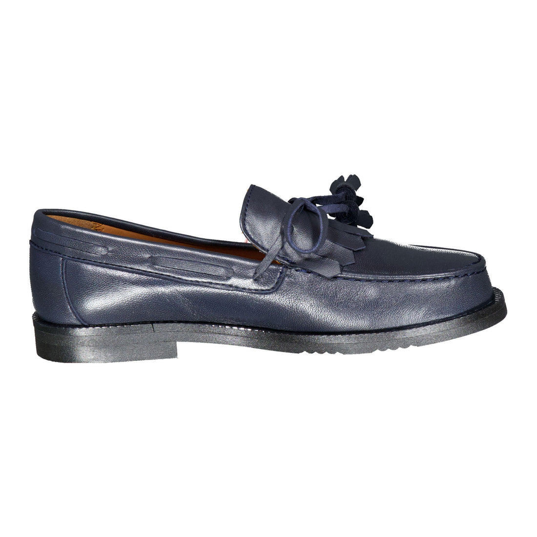Papanatas  Navy Blue Bow Penny Loafer