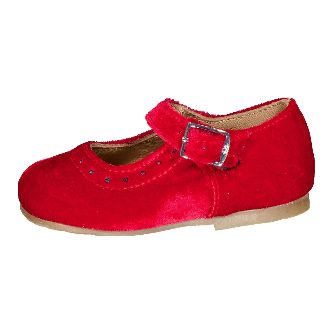 Papanatas  Red Velvet Baby Mary Janes