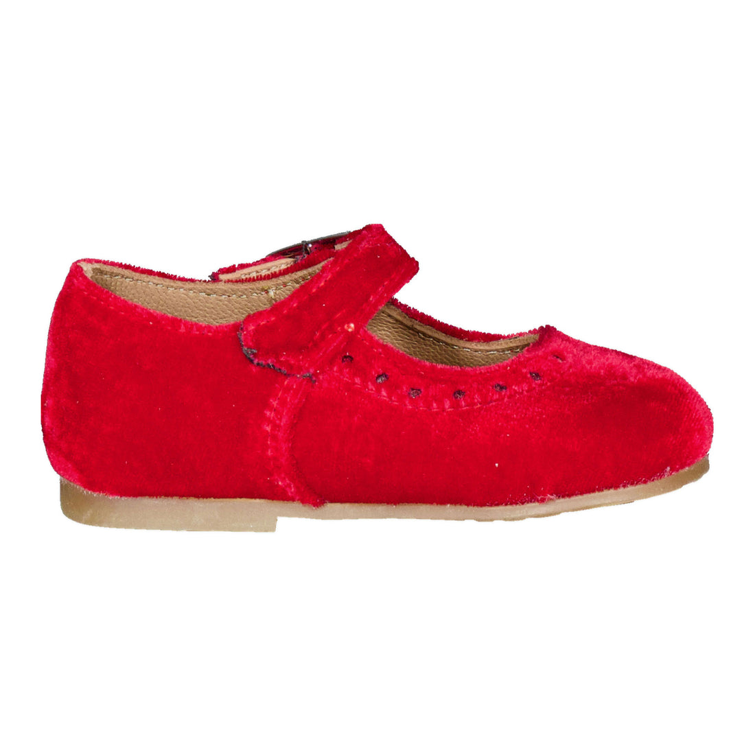 Papanatas  Red Velvet Baby Mary Janes
