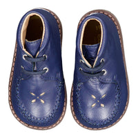Papanatas  Navy Stitched Baby Bootie