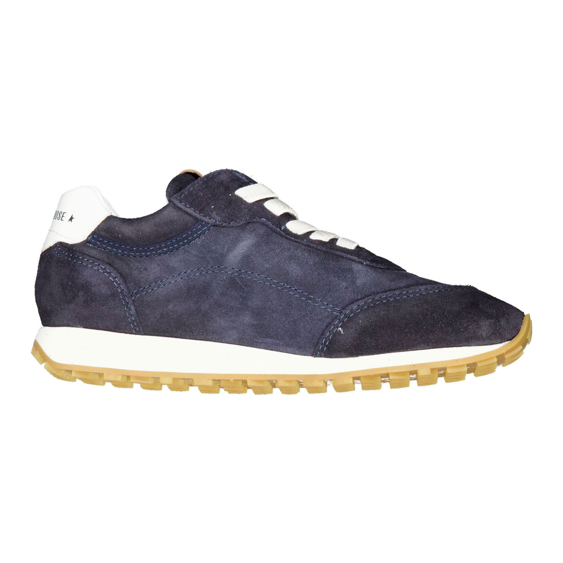 Golden Goose Dark Blue/White Running Marathon Sneakers