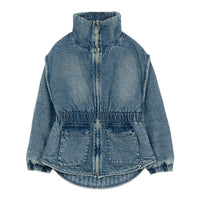 Finger in the Nose  Blue Denim Grace Waistband Jacket