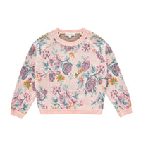 Louise Misha Pink Seylan Flowers Tsar Pullover