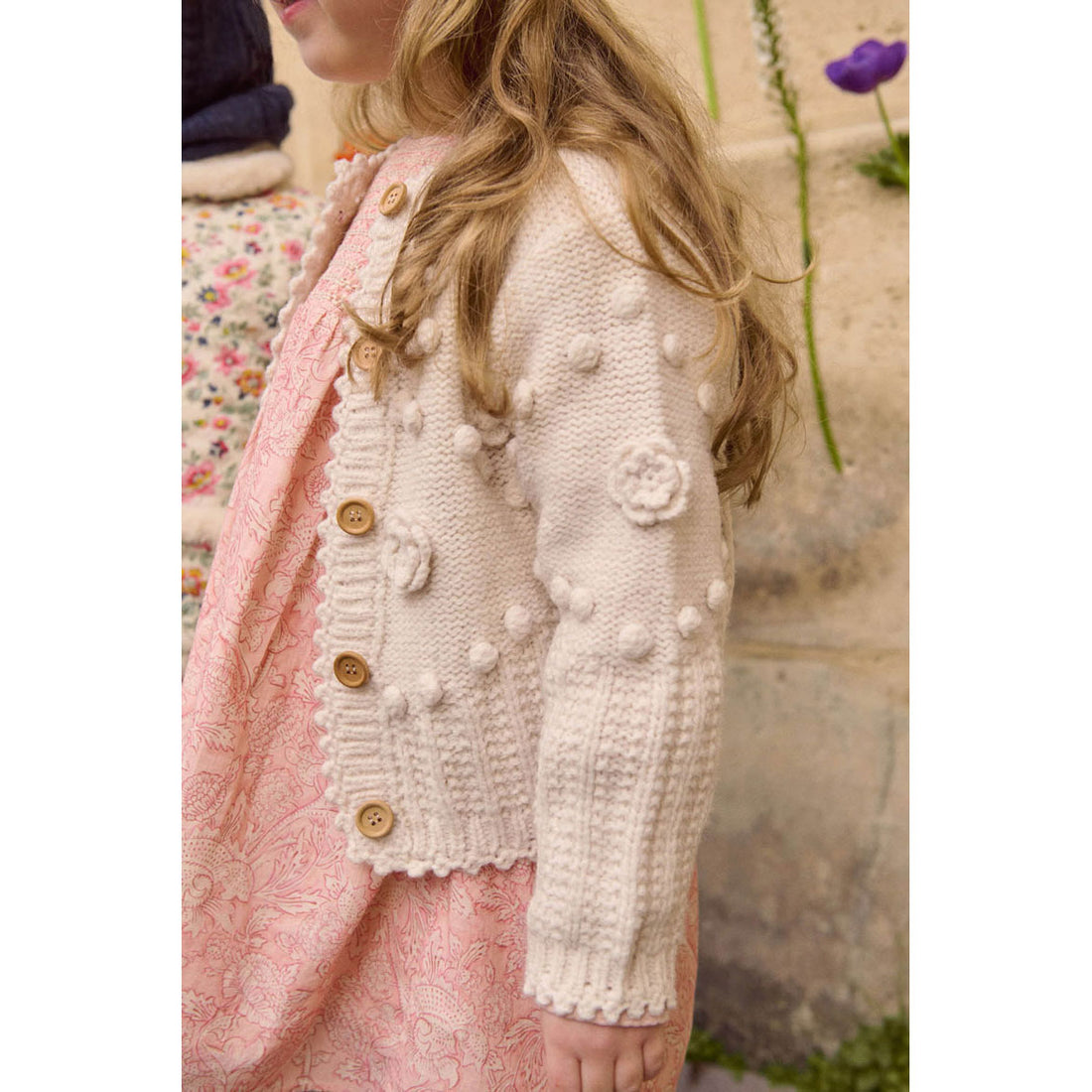 Louise Misha Cream Sandy Cardigan