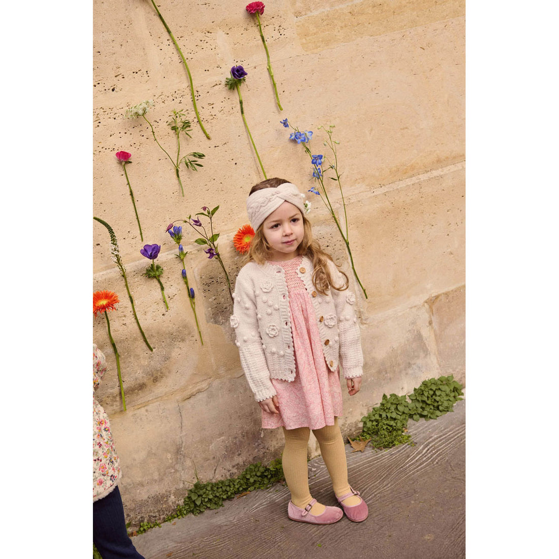 Louise Misha Cream Sandy Cardigan