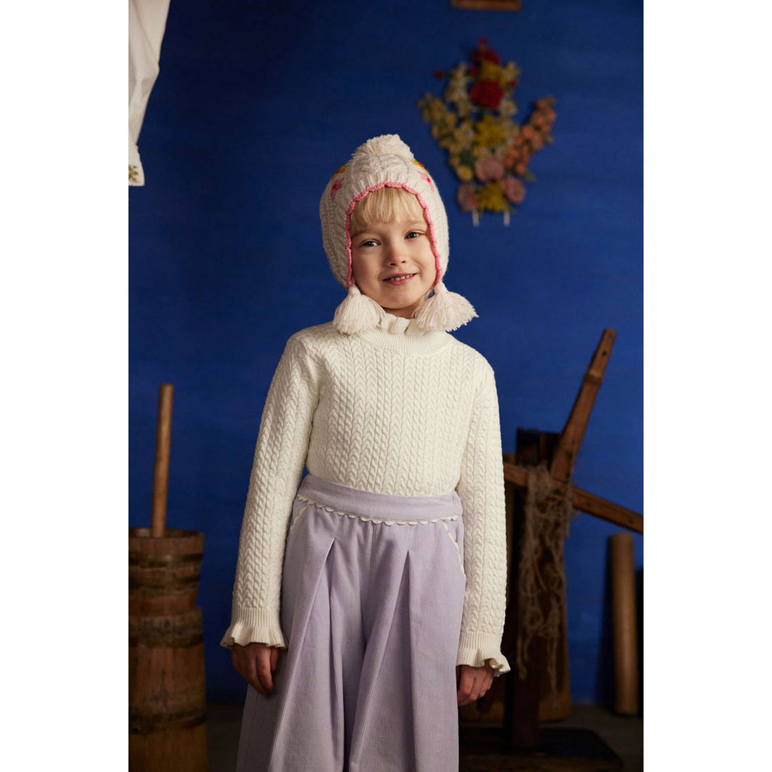 Louise Misha Cream Java Sweater