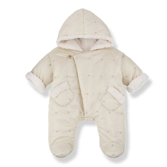 1+ In The Family Ecru Grenoble Padded Suit