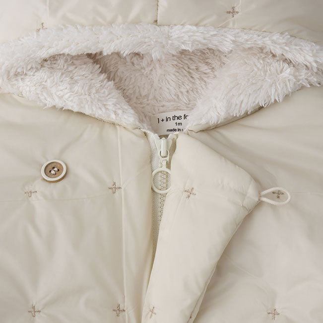 1+ In The Family Ecru Grenoble Padded Suit