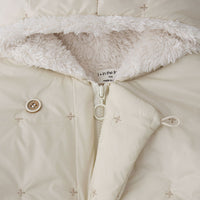 1+ In The Family Ecru Grenoble Padded Suit