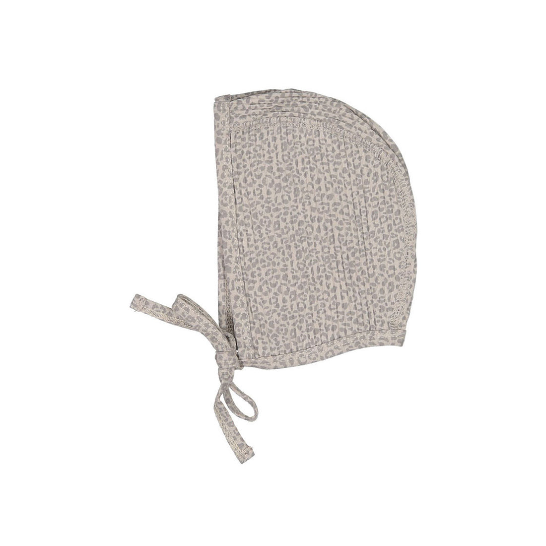 Ladida Layette Grey Leopard Bonnet