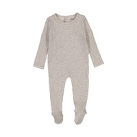 Ladida Layette Grey Leopard Footie