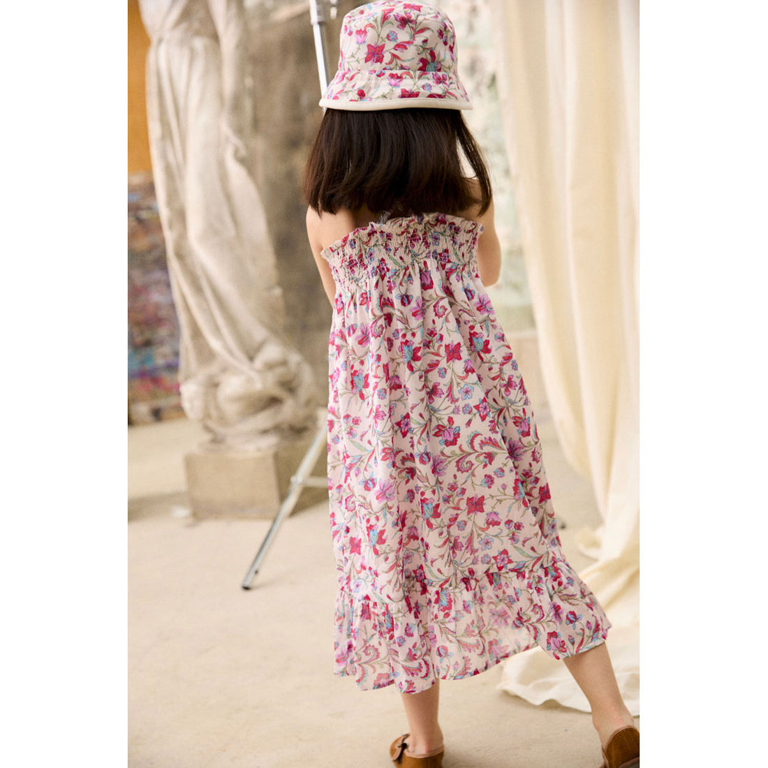 Louise Misha Cream Floral Haven Marceline Dress