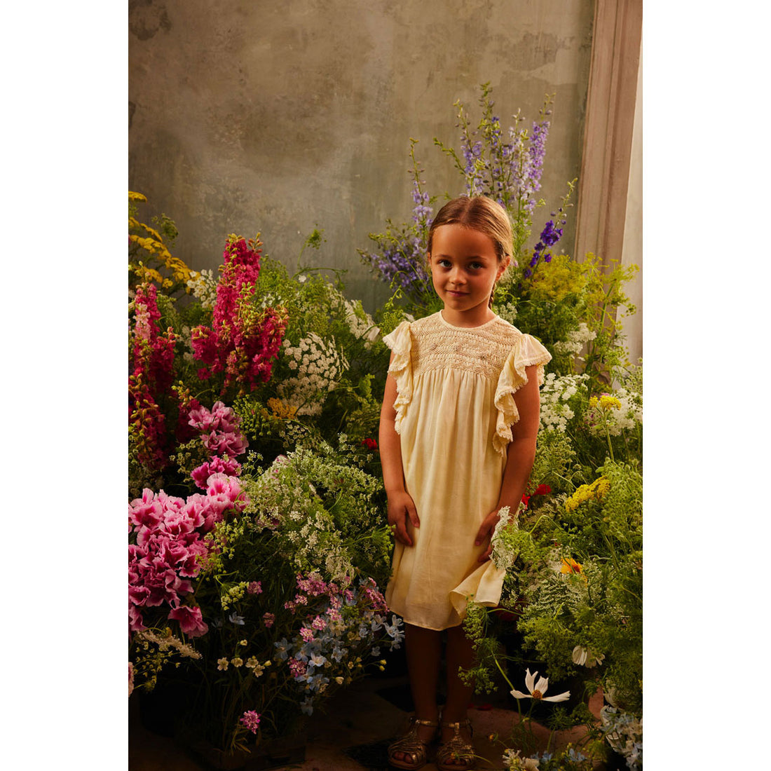 Louise Misha Yellow Angelina Dress