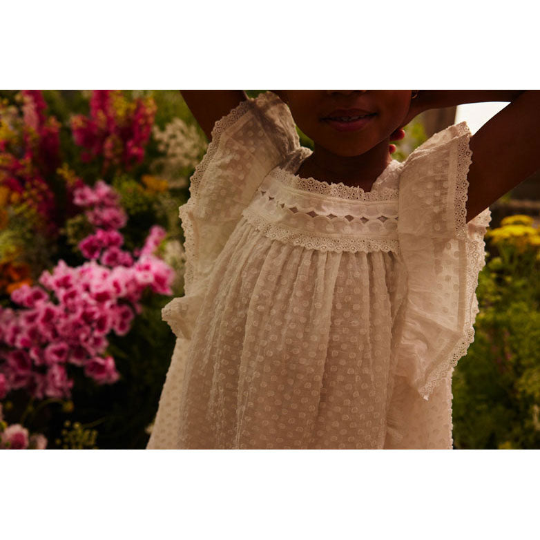 Louise Misha Off White Martia Dress