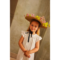 Louise Misha Off White Schiffli Mia Dress