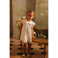 Louise Misha Off White Schiffli Mia Dress