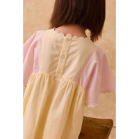 Louise Misha Pink  Yellow Aurora Dress