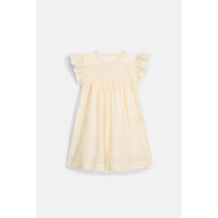 Louise Misha Yellow Schiffli Thalia Dress