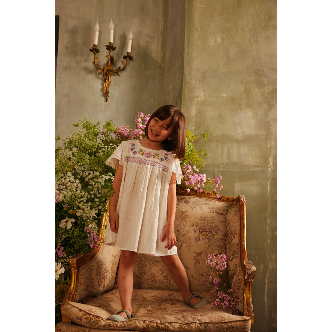 Louise Misha Off White Ana Dress