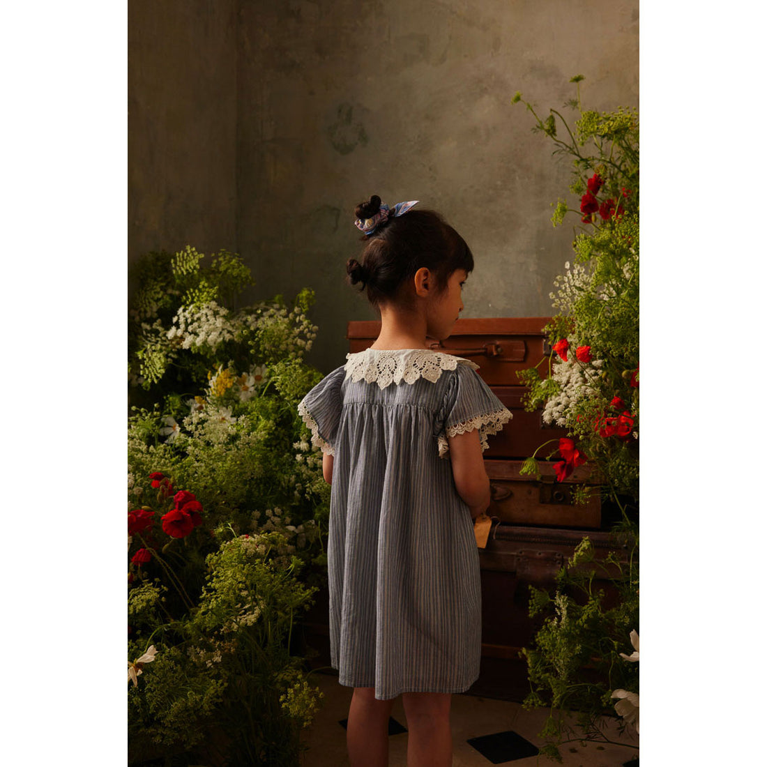 Louise Misha Blue Coast Strirpe Arlina Dress
