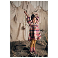 Louise Misha Fushia Tartan Roads Massilia Dress