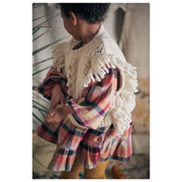 Louise Misha Fushia Tartan Roads Massilia Dress