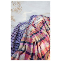 Louise Misha Fushia Tartan Roads Massilia Dress