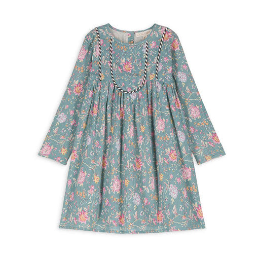 Louise Misha Blue Rosa Damascena Roulotta Dress