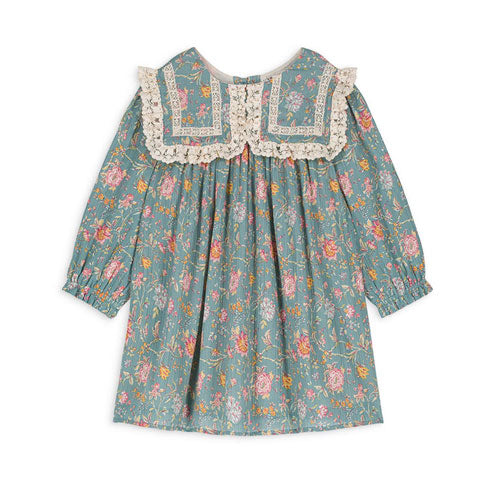 Louise Misha Blue Rosa Damascena Arinola Dress