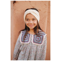 Louise Misha Cream Retro Pansy Warise Dress
