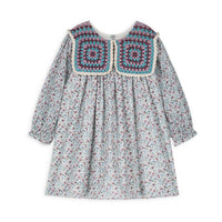 Louise Misha Cream Retro Pansy Warise Dress