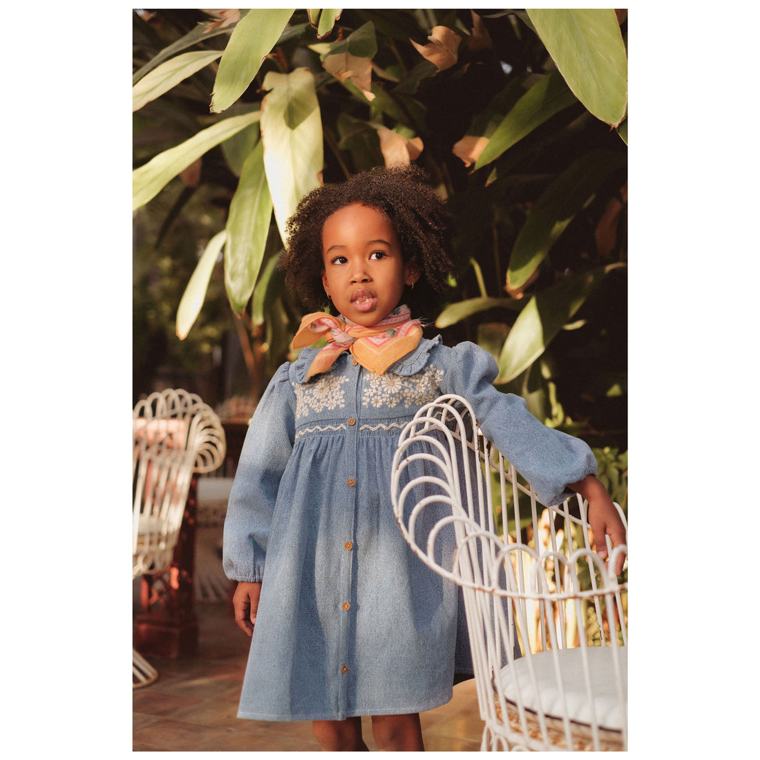 Louise Misha Stone Blue Marlotta Dress