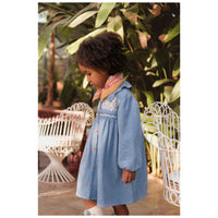 Louise Misha Stone Blue Marlotta Dress