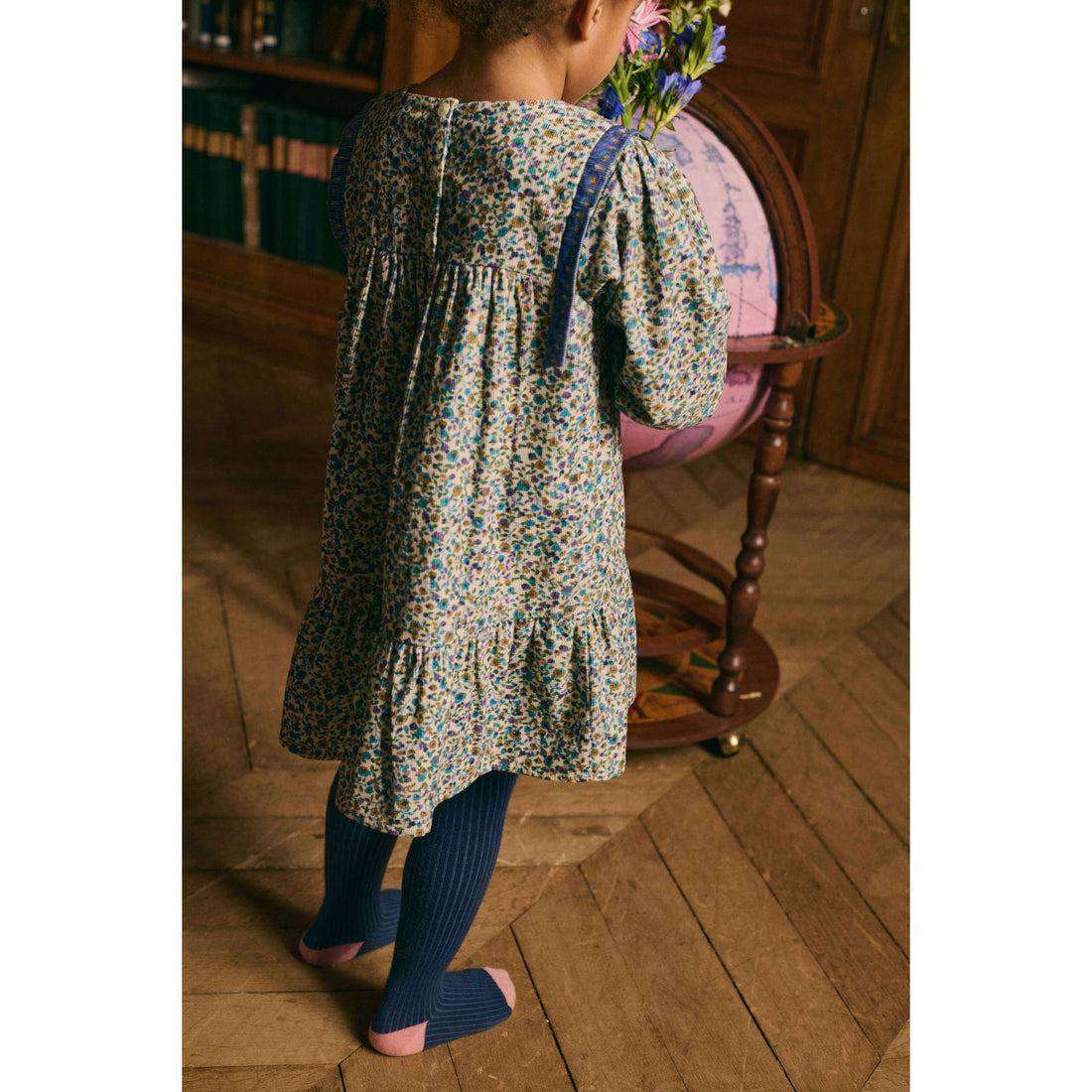 Louise Misha Velvet Cream Aster Isatys Dress