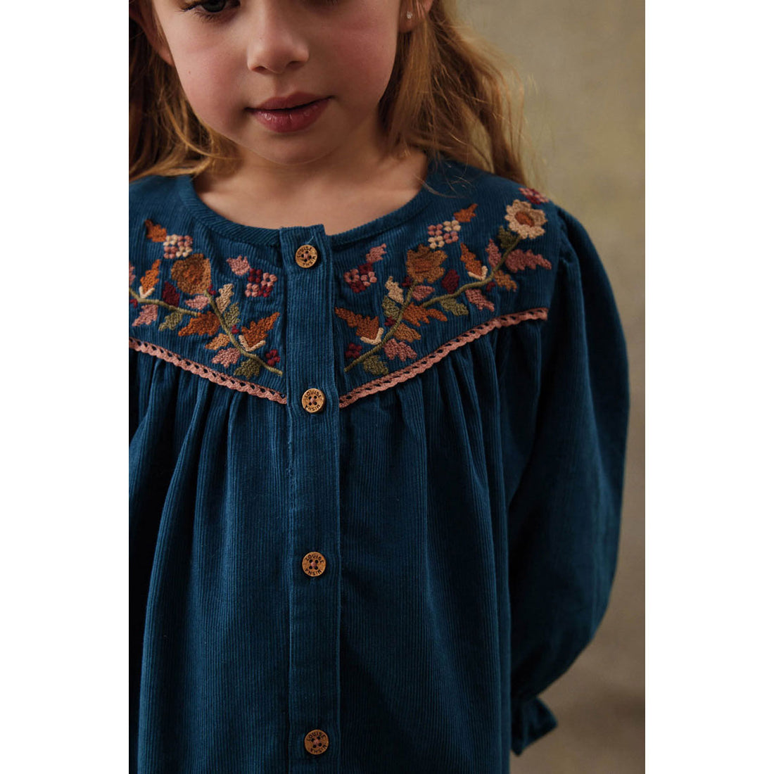 Louise Misha Deep Blue Floriane Dress