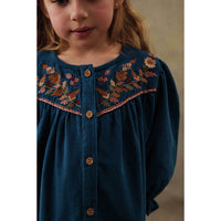 Louise Misha Deep Blue Floriane Dress