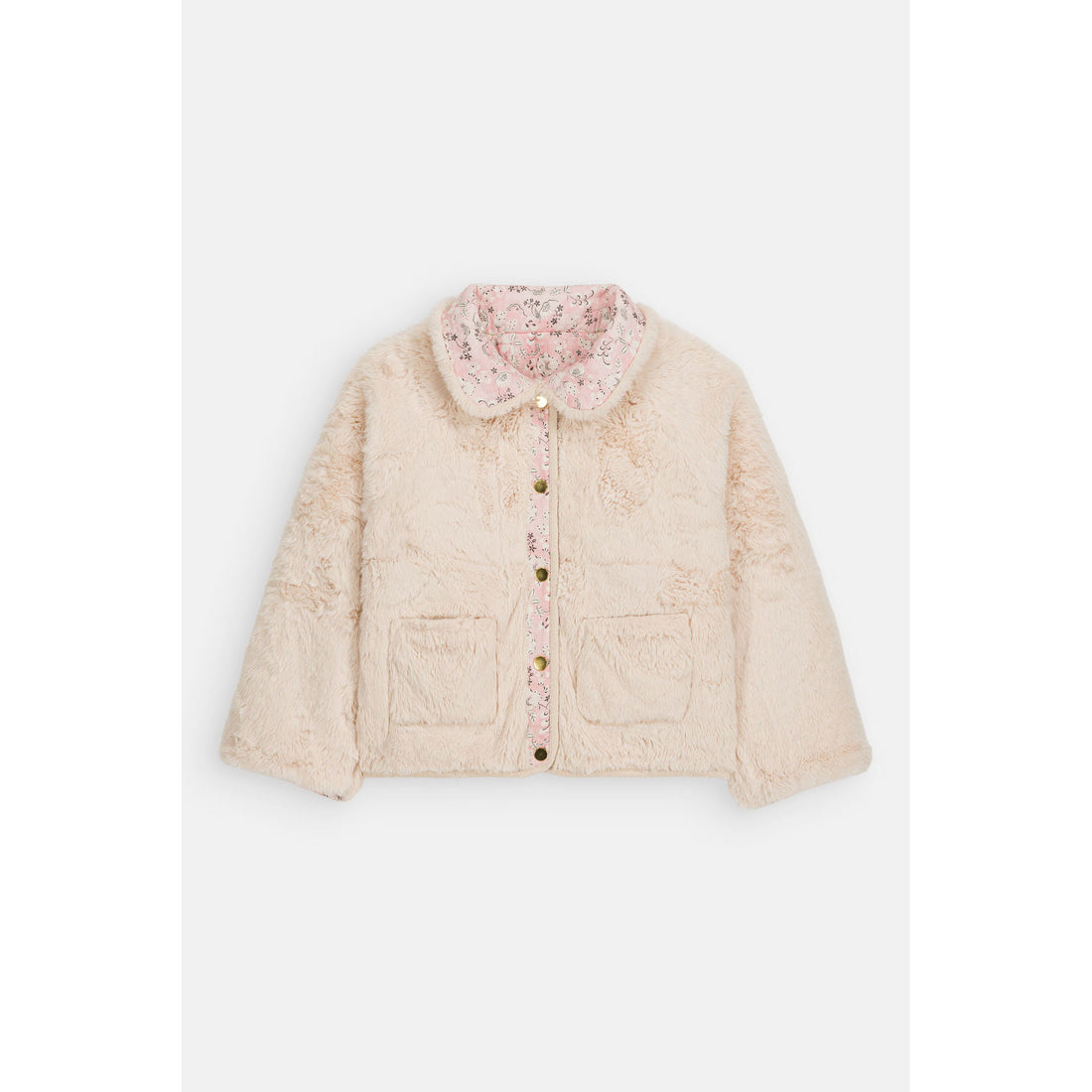Louise Misha Pink Jasmina Reversible Coat