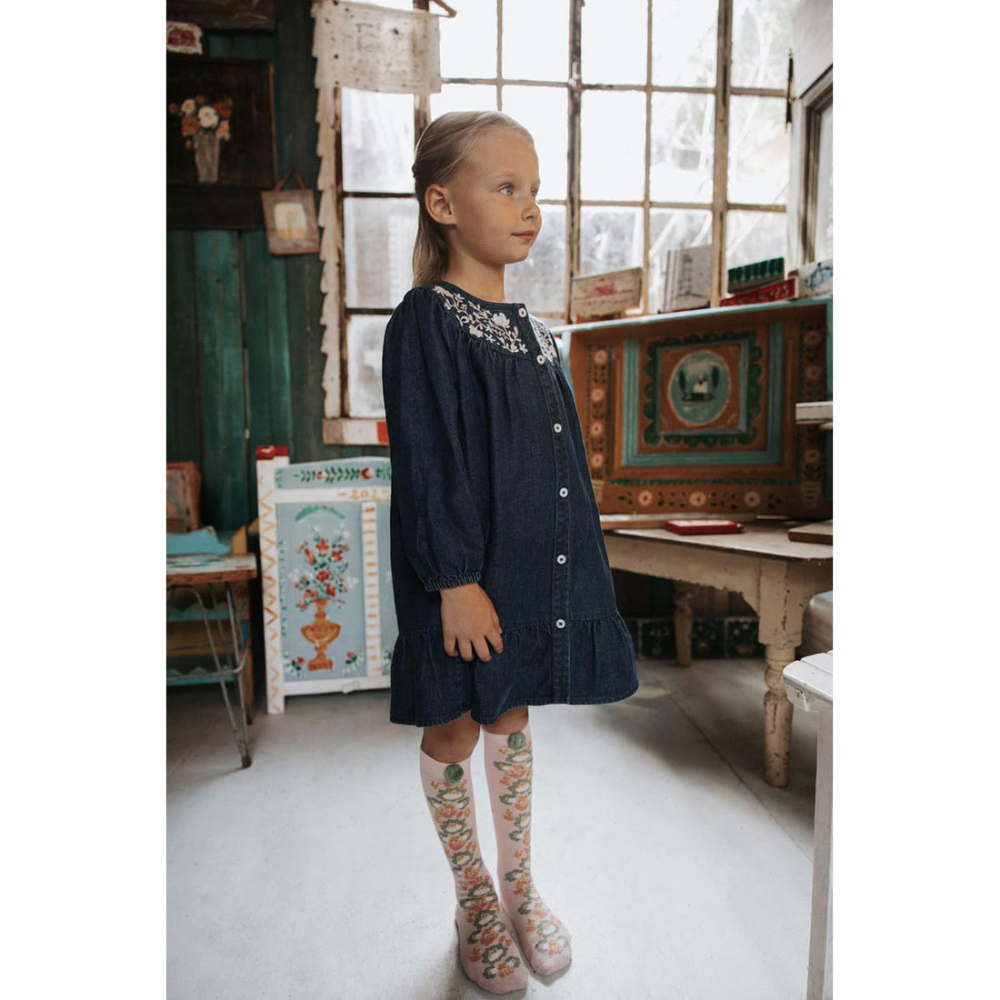 Louise Misha Indigo Massilou Dress