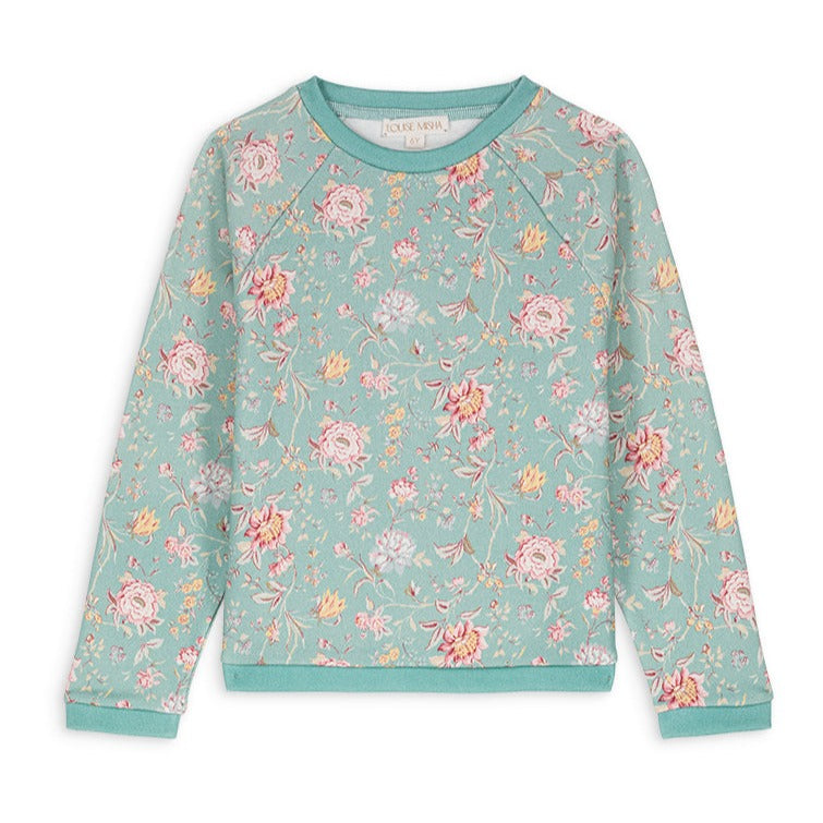 Louise Misha Blue Rosa  Damascena Kyra Sweatshirt
