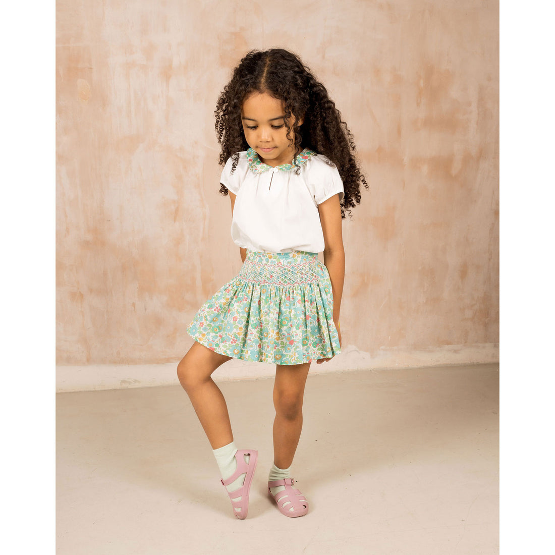 Question Everything Lisa Liberty Print Blouse