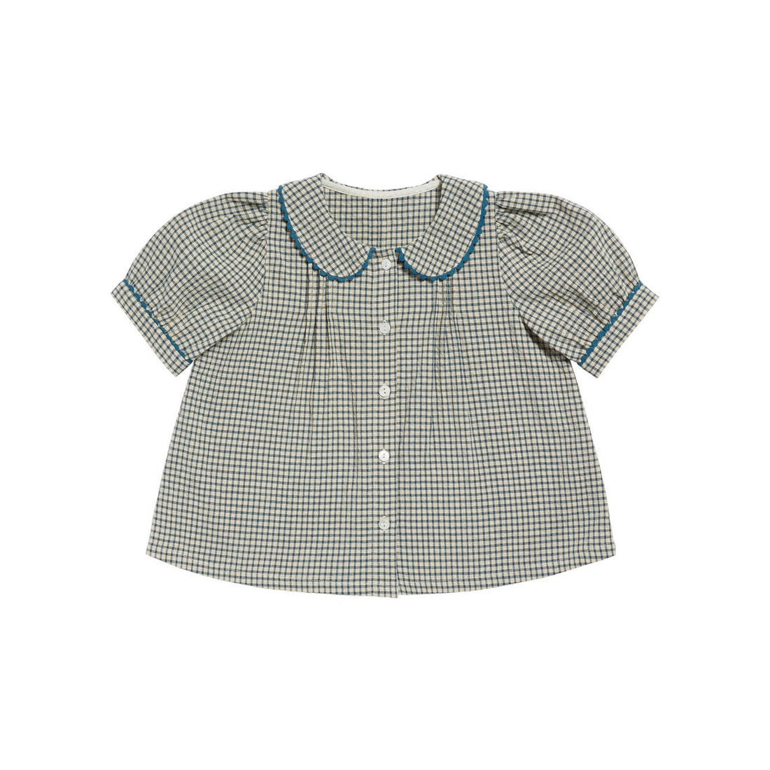 Little Cotton Clothes Rustic Check Gabriella Blouse