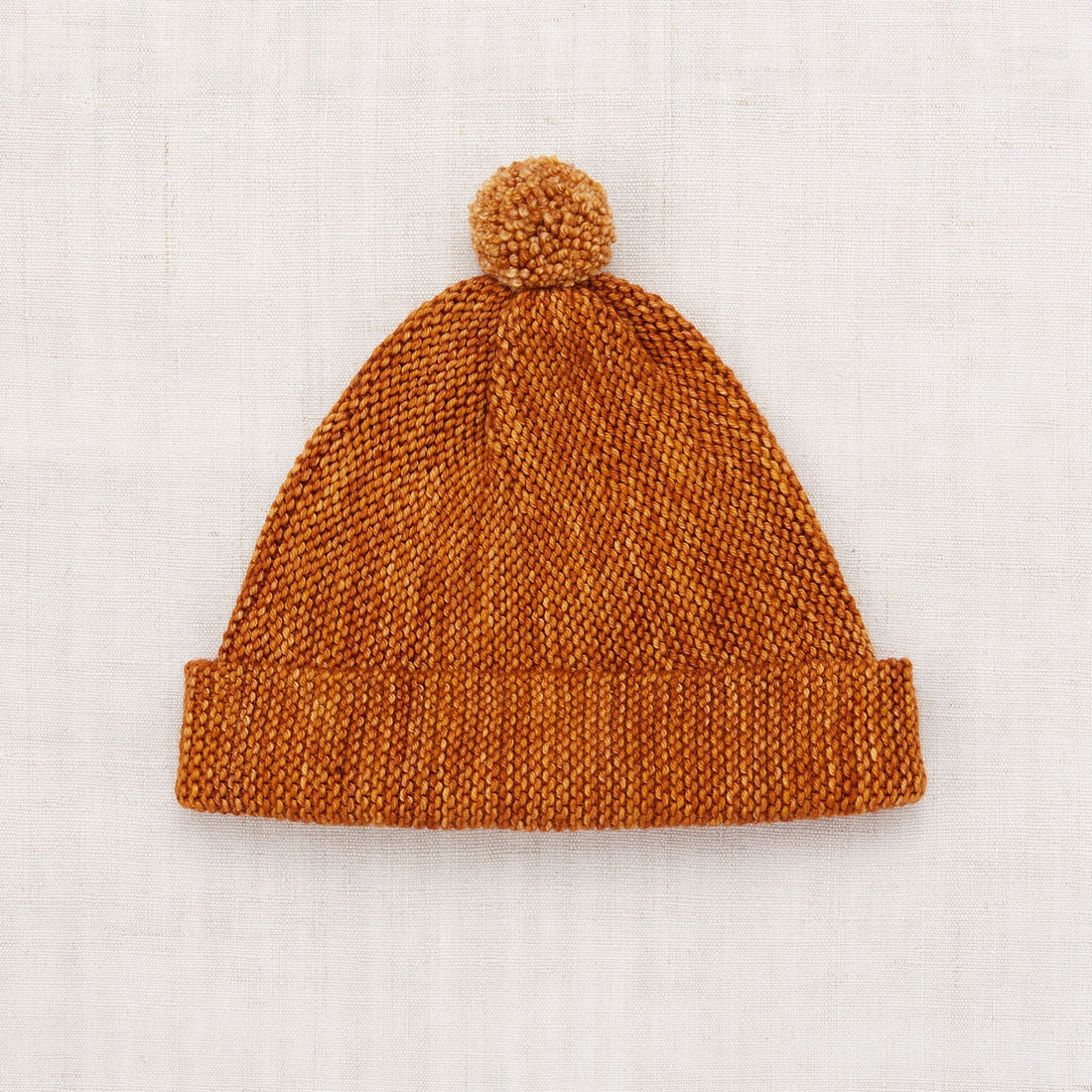 Misha and Puff Garter Hat - Fox