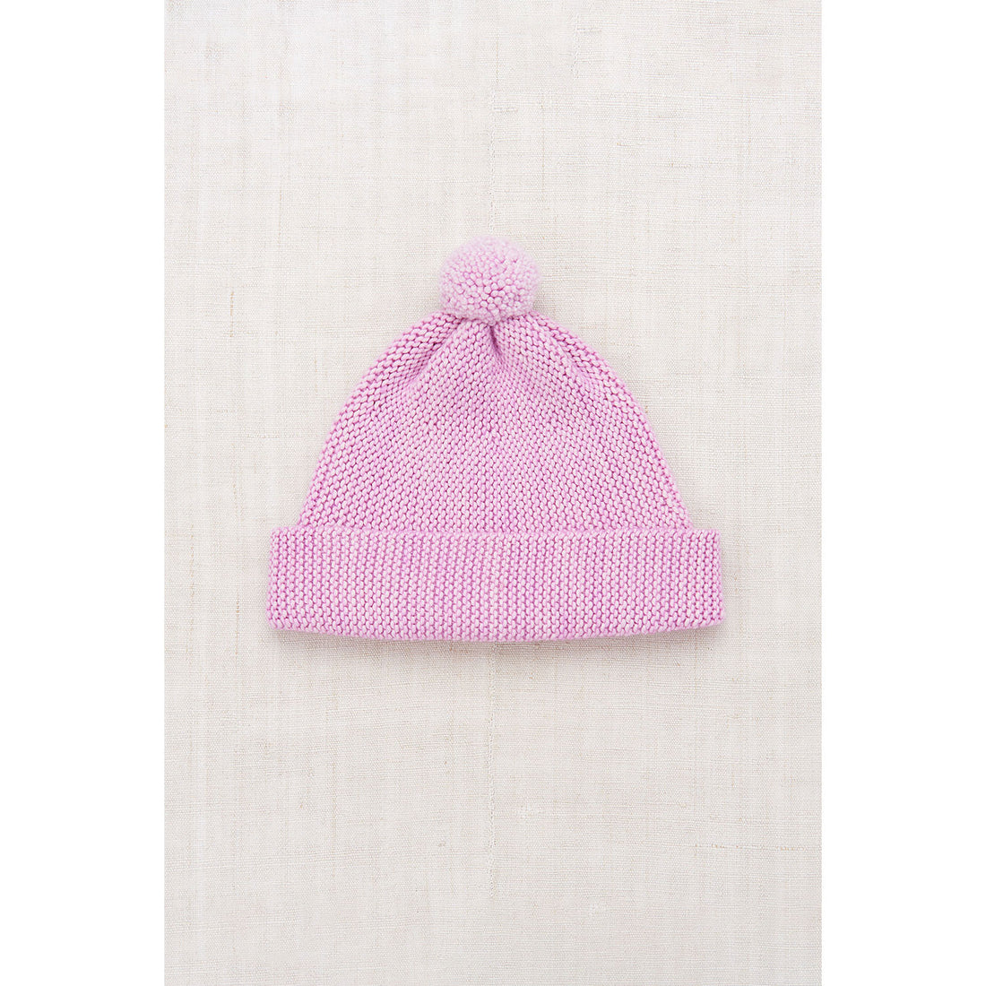 Misha and Puff Pink Lilac Garter Hat