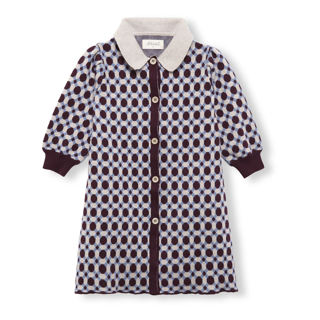Birinit Geometric Knit Dress