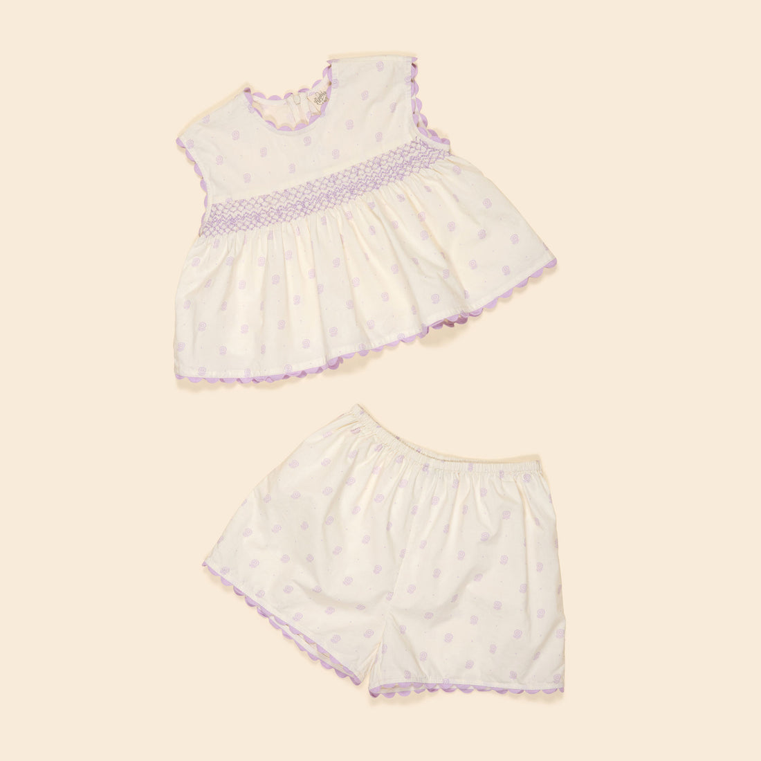 Apolina Studio Calico Cream Gigi Short Set
