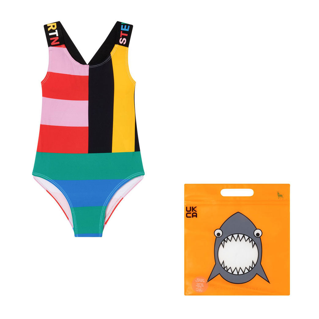Stella Mccartney Multi Striped Swimsuit